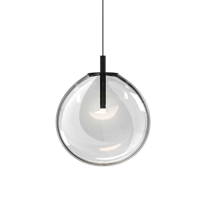Cantina 1 - Light Pendant, Clear, 11.25" H x 9" W x 3" D