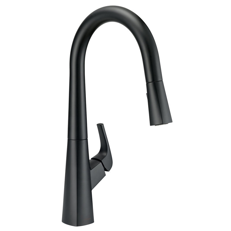 Robinet de cuisine à poignée simple Vaughn® 1,75 gal / min, Noir satiné