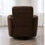 Fauteuil inclinable pivotant en microfibre