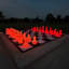 Megachess 25 Inch Plastic Light-up Led Giant Chess Set | Three Options Available