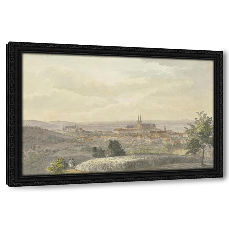 Vue de la ville de Sberg, H 17 po x l 24 po