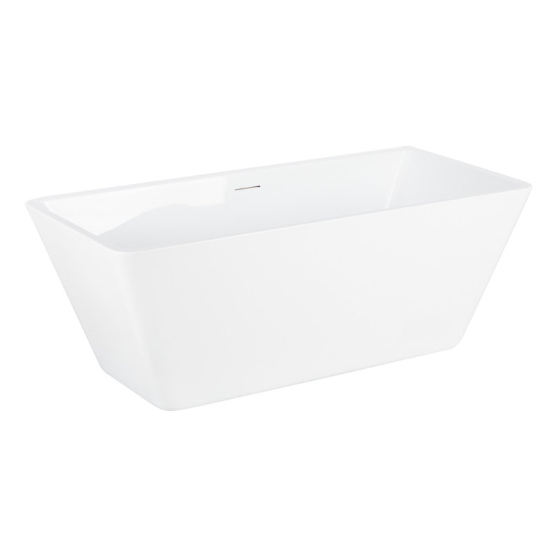59" Laxson Acrylic Freestanding Tub With Foam