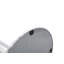 Comptoir rond en MDF de 23,6 pouces recouvert de peinture UV-653770171