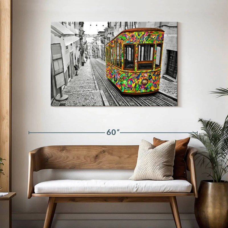 Mehar Lisbon Tram, 30" H x 45" W