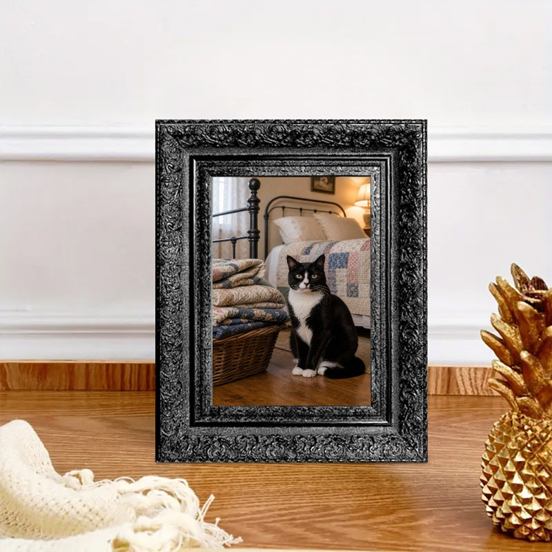 Cadre 1 photo noir raffiné pour photos et cadeaux de Noël 11 po x 14 po, Black, 1, 11" W x 14" H