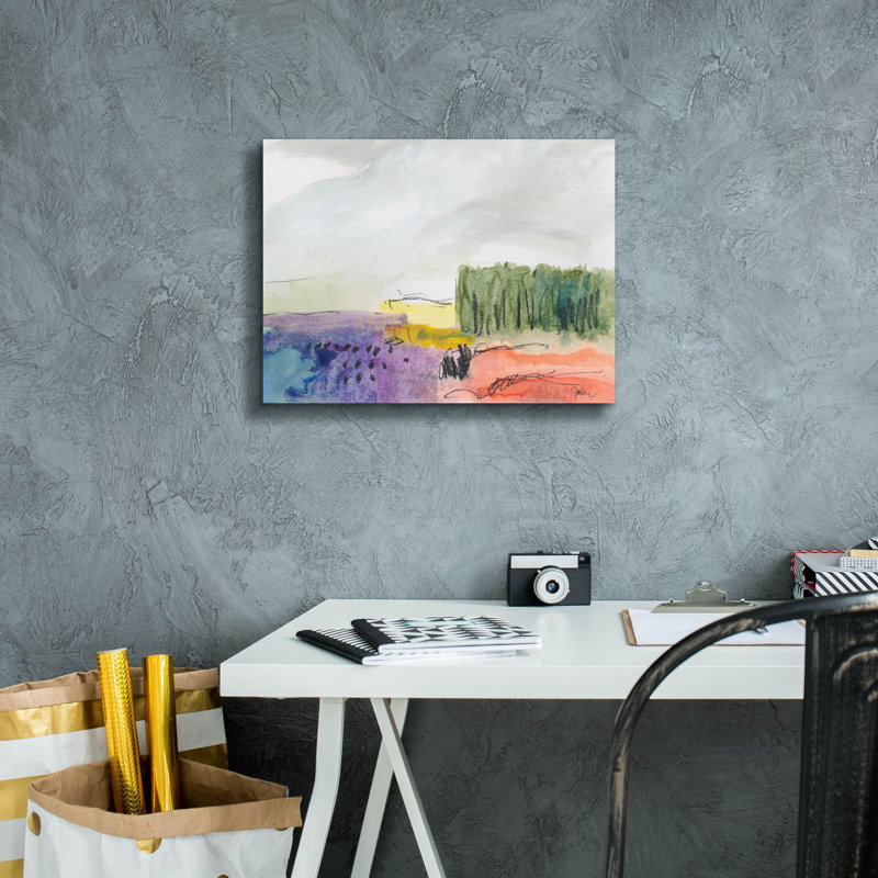 'Belonging No. 2' by Jan Weiss Canvas Wall Art, 12" H x 16" W x 0.75" D