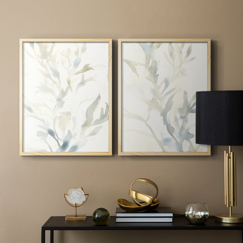 Série FLORAL DCxxxIV - reproduction encadrée de qualité supérieure - prête à être accrochée - aucun clou requis - aucun clou requis