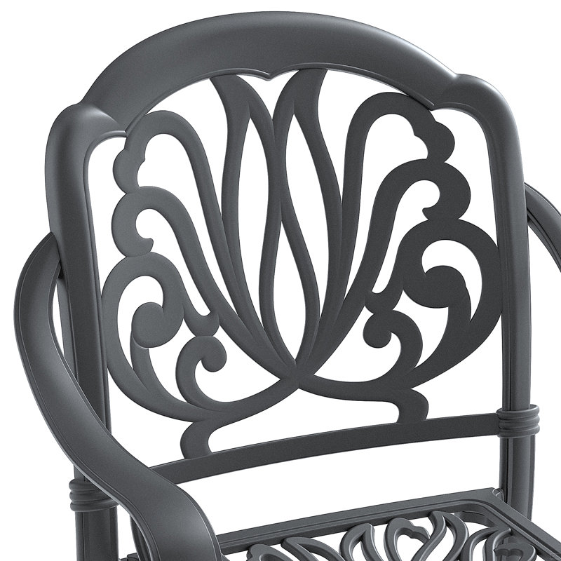 Meubles de jardin en aluminium coulé, 2