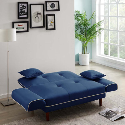 Sauget 56.5'' Sleeper with 2 Pillows,convertible sofa,couch