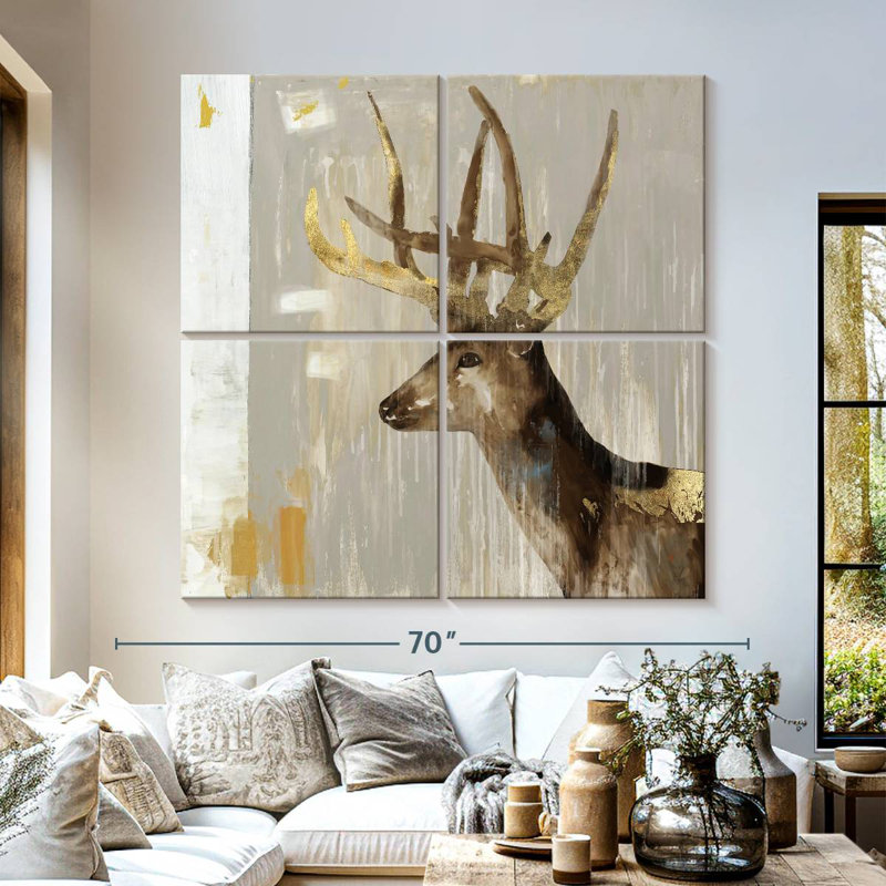 Brampt Stag I, 57" H x 57" W