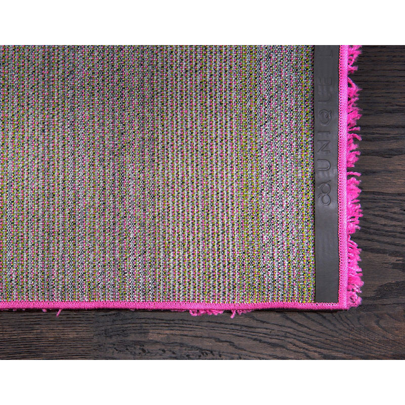 Tapis de zone rose Sybil, Rectangle 3 pi 3 po x 5 pi 3 po