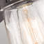 Jaylynn Seeded Glass Outdoor Wall Lantern-16292095
