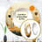 Meadow Bold Geometric Fields I - Meadow Large Wall Mirror, Orange Round Unique Mirror, Printed Metal Art-97183326