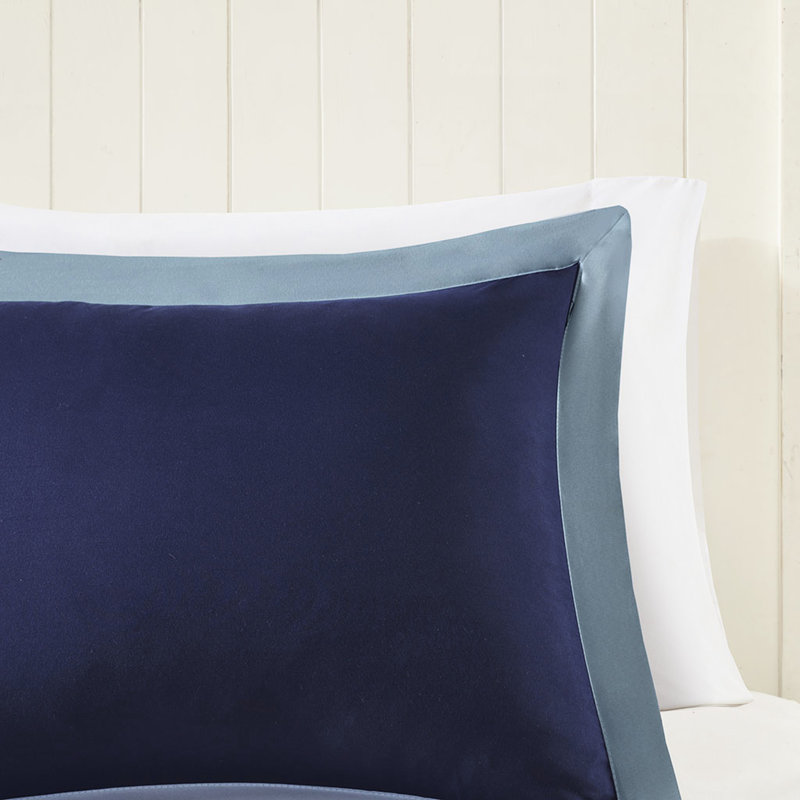 Édredon 100% microfibre 3M avec rembourrage et courtepointe réversible à fermeture à glissière à motif de losanges