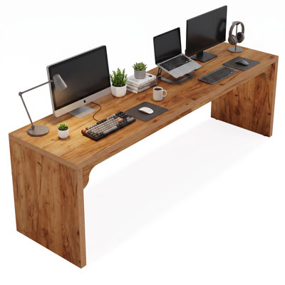 78.7" Long Computer Desk, 2 Person Desk Double Desk