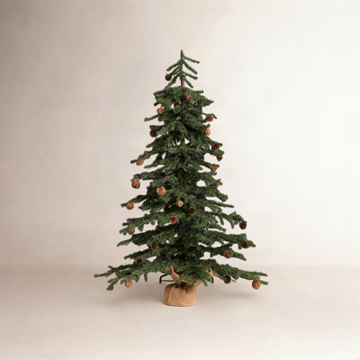 Eastport 3.5' Pre-Lit Pine Christmas Tree