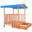 Freeport Park Okehampt 130cm x 143cm Wood Square Sandbox with Cover