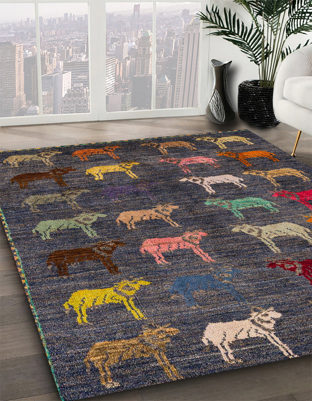 Factory Select Area Rug Foundry Select 100% Machine Washable Abstract 5340 Area Rug | Wayfair