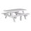 Linh 6 - Person Patio Dining Set Rectangular Table