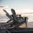 Plastic Folding and Adjustable Adirondack Chair with Ottoman-853777702