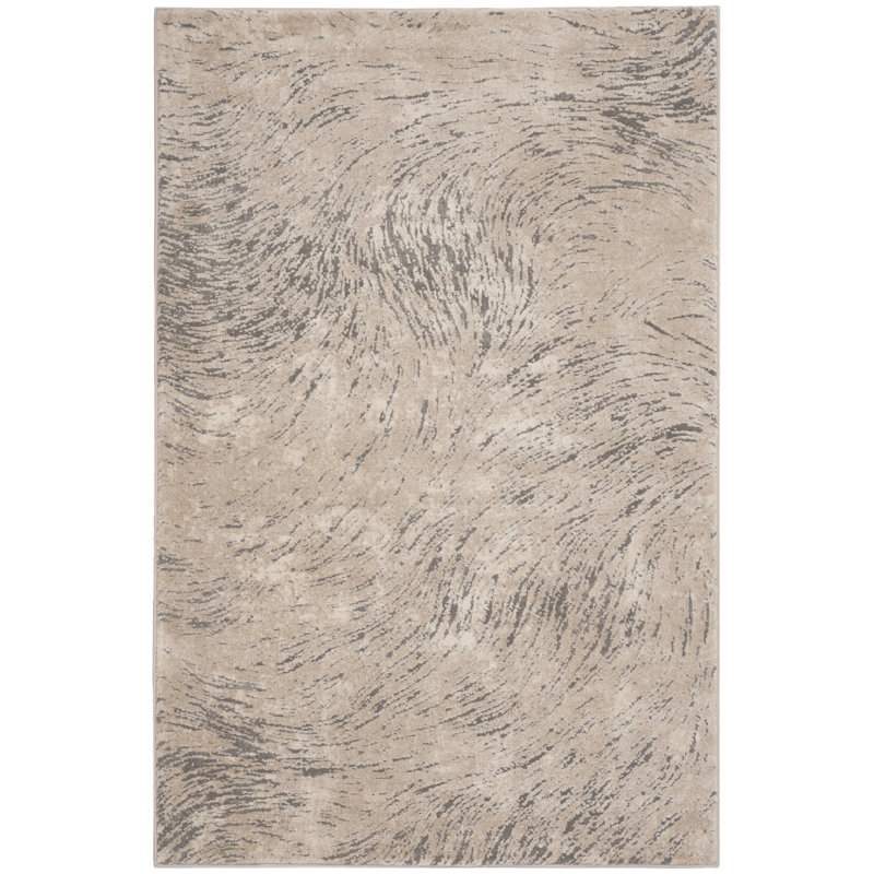 Wendi Performance Abstract Rug, Rectangle 3'3" x 5'