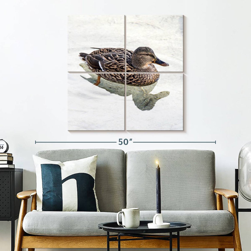 Canard colvert Brampt femelle, H 32 po x l 32 po