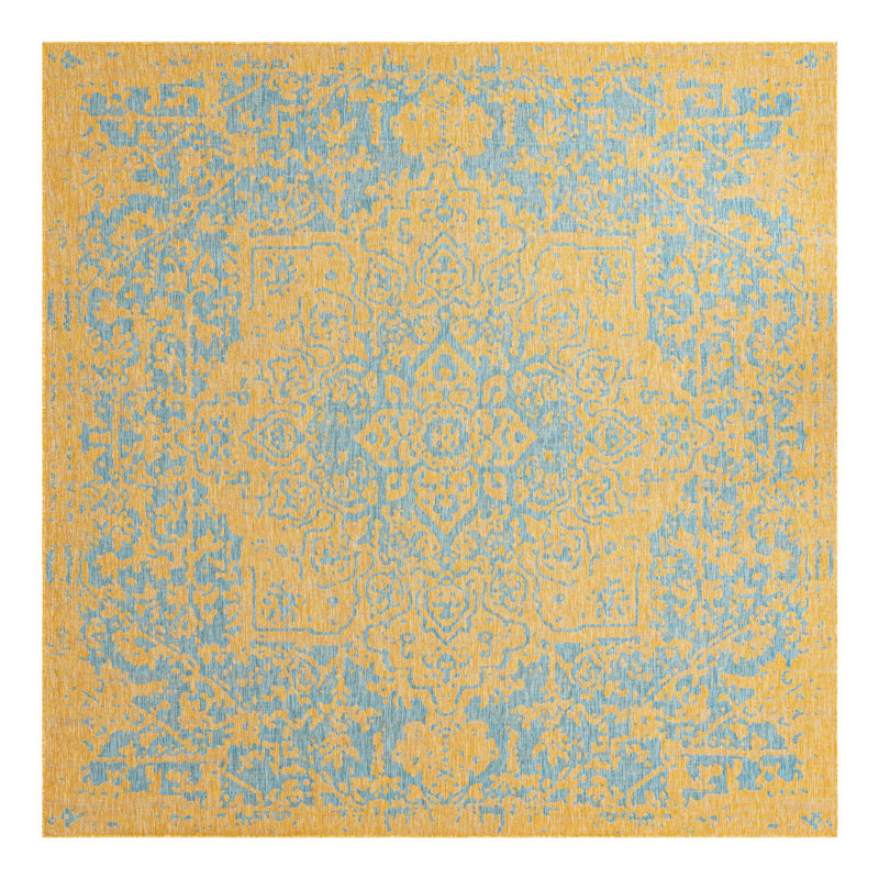 Jill Zarin Dubai Indoor/Outdoor Rug, Square 10'8"