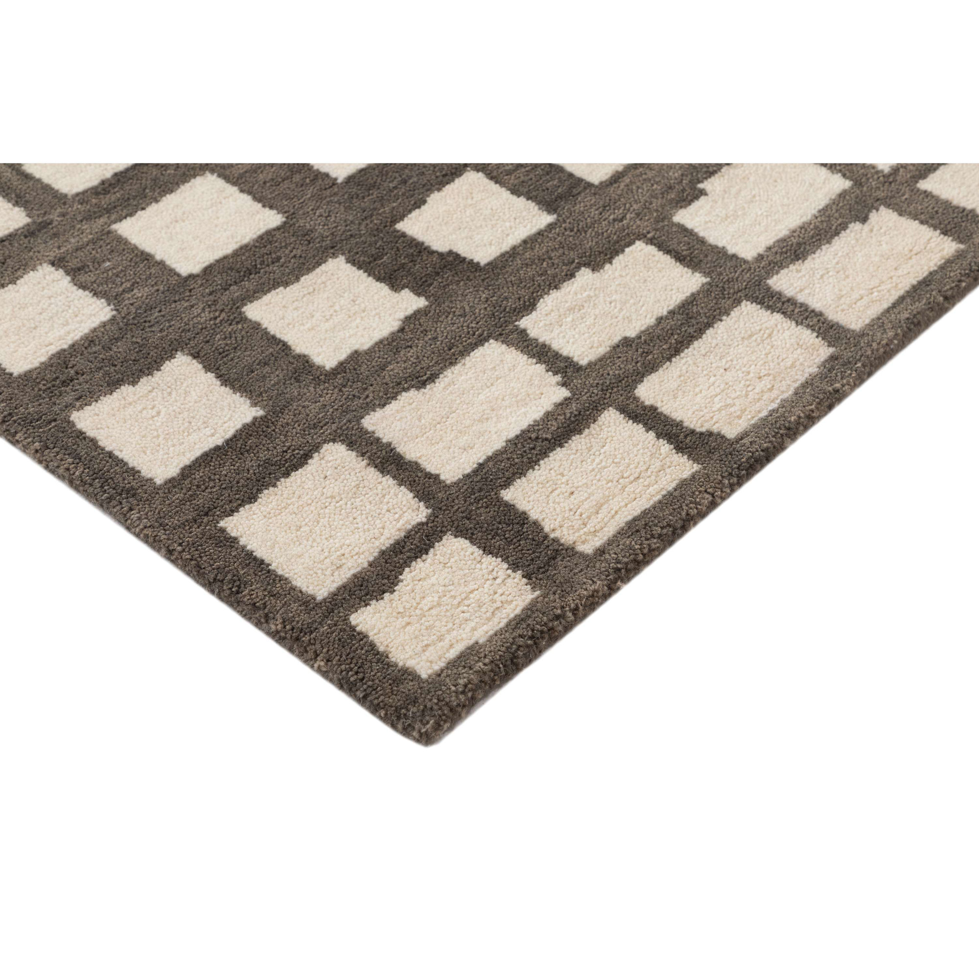 Rudy Hand Tufted Wool Indoor Rug, Rectangle 5' x 8'