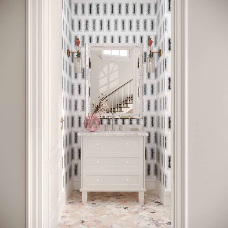 Ako 4x9 Rectangle Marble Micro Mosaic Tile, Grigio Gray
