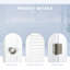Grand rangement de salle de bain - 3 tablettes pour garder vos articles essentiels