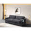 Gris avec coussins et structure en mousse pour une utilisation durable du bois moderne