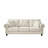 Chenille Sofa with Rolled Arms,Wood Legs and Nailhead Trim-939540347-939540345-939540340