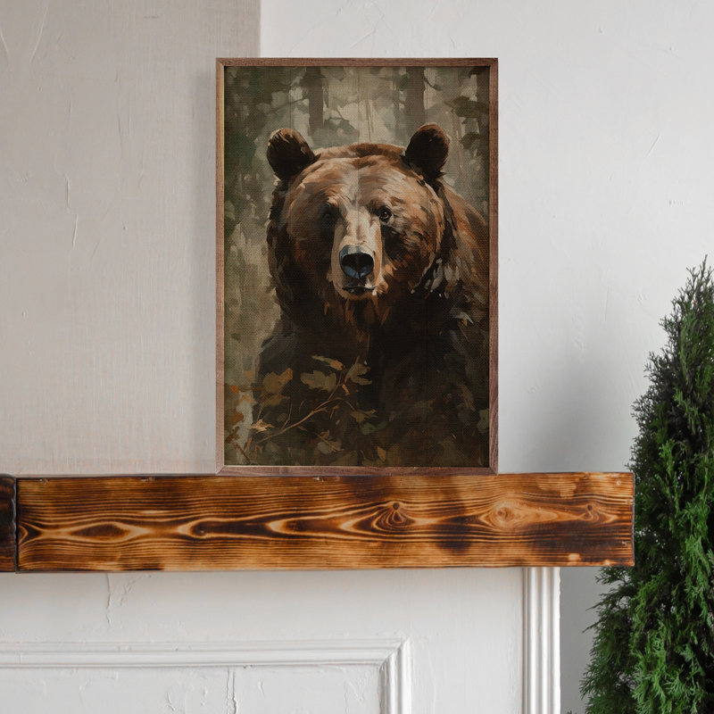 Brown Bear Portrait, 24" H x 16" W