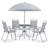 Ashlene 4-Person Outdoor Patio Dining Set-2146435794