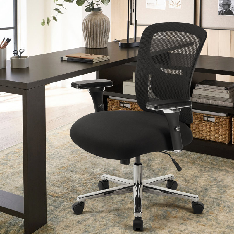 Lisabella 26.7" Wide Ergonomic Home Office Mesh Chair for 500LBS with Adjustable Lumbar Support