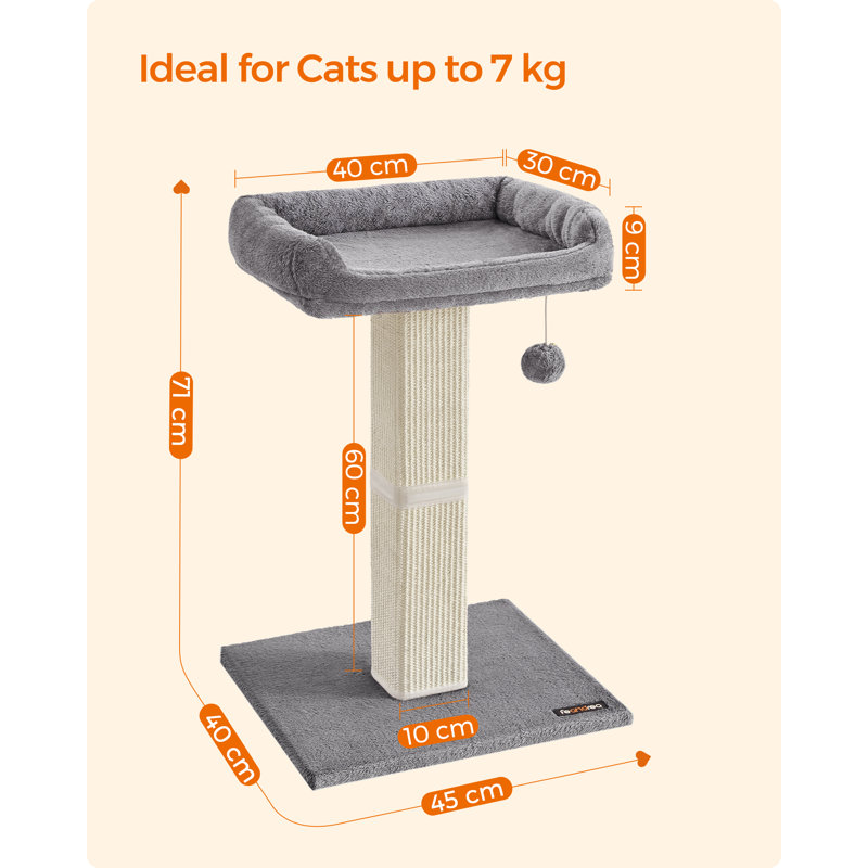 Scratching Post, Light Grey