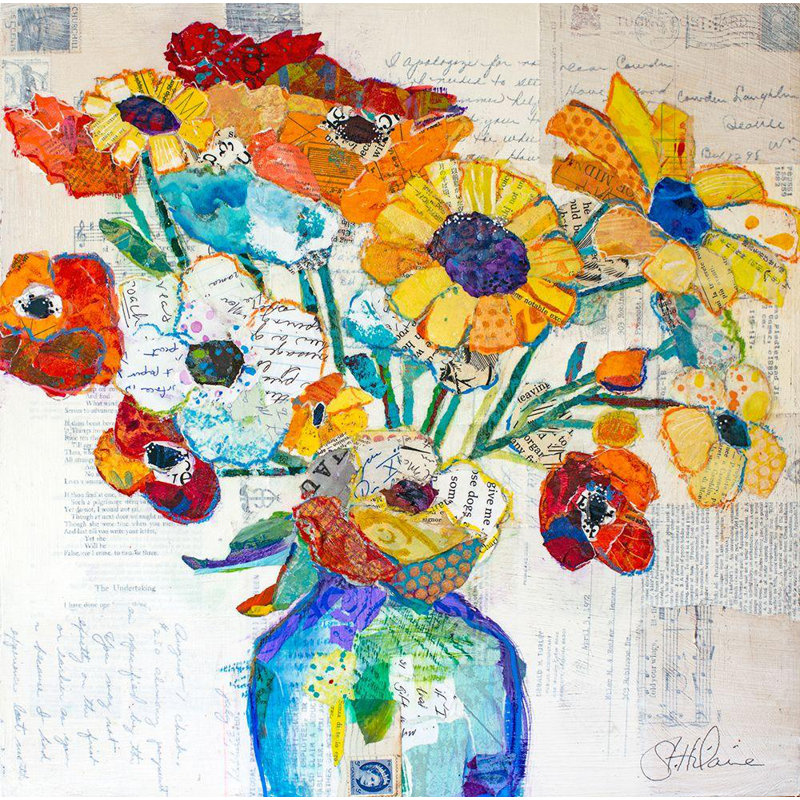Art sur toile tendu Lark Manor ™ St Hilaire, Elizabeth: Happiness B 82686, H 15 po x l 15 po
