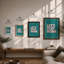 Let's Stay Home Modern - Framed Print-1641129742-1641129740
