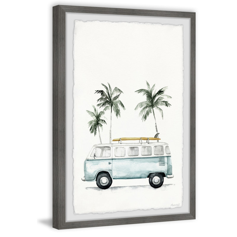 Levick Surf Trip, reproduction encadrée, H 30 po x l 20 po x P 1,5 po