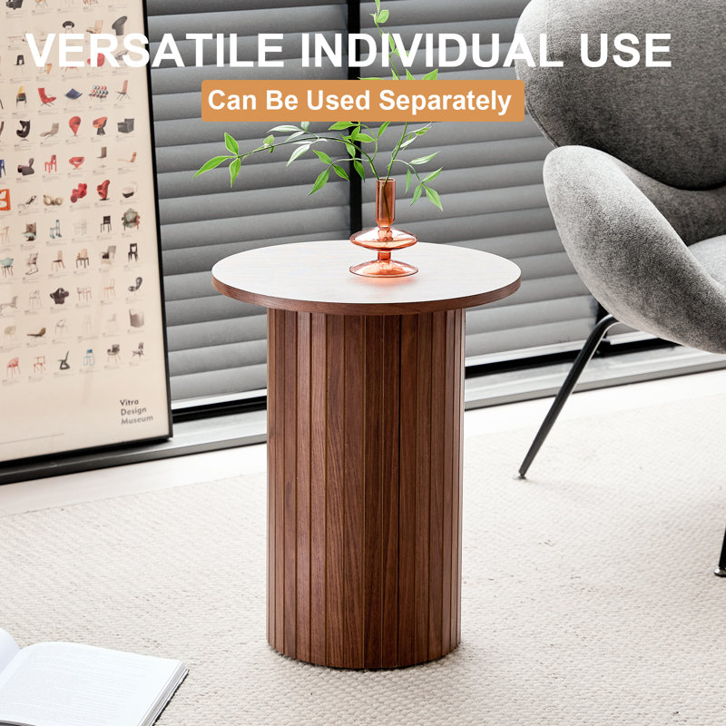 Coffee Table, Dark Brown Wood