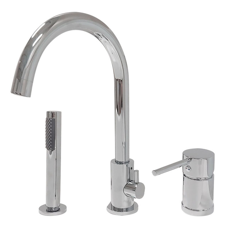 Baignoire de trempage autoportante avec robinet 67 po. X 30 po. Axton