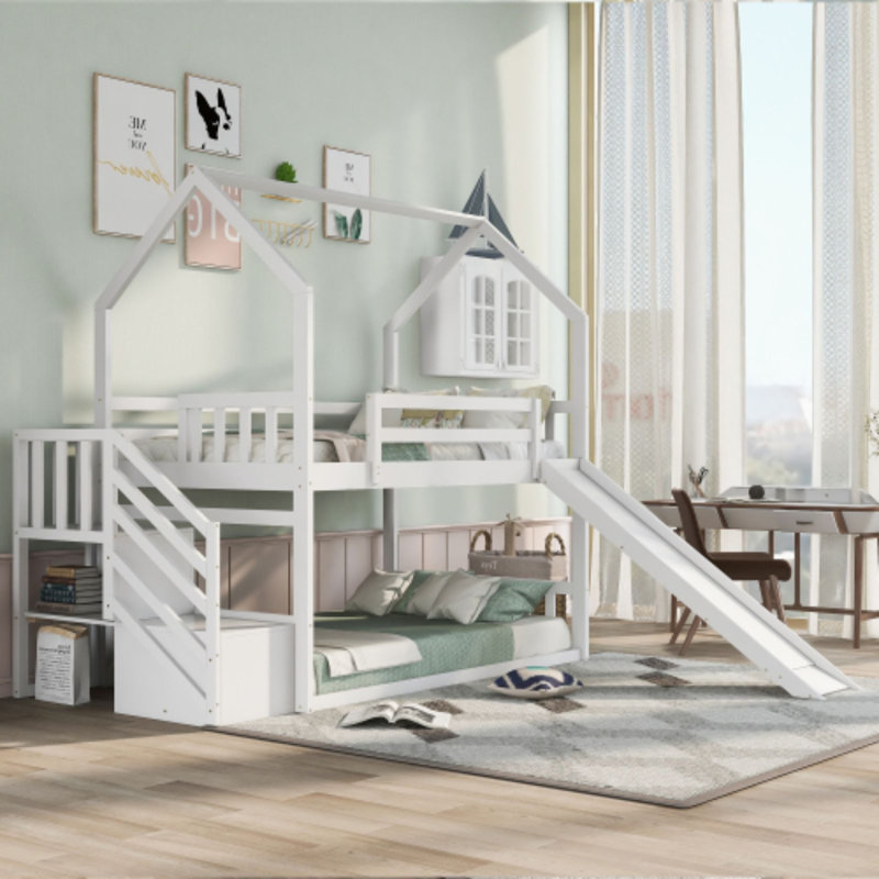 Adeena Solid Wood Open-Frame Bed
