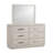 61.6" W Transitional Dresser, Light Gray