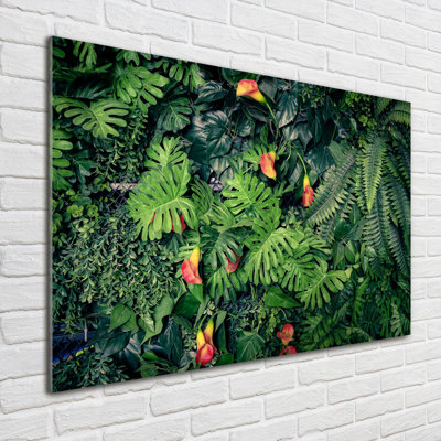 Exotic Jungle - No Frame Print on Glass