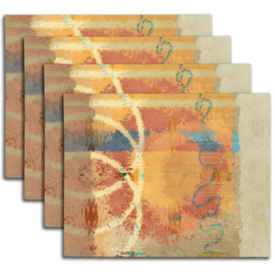 Napperon abstrait en polyester