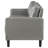 Farallone Grey Track Arm Sofa