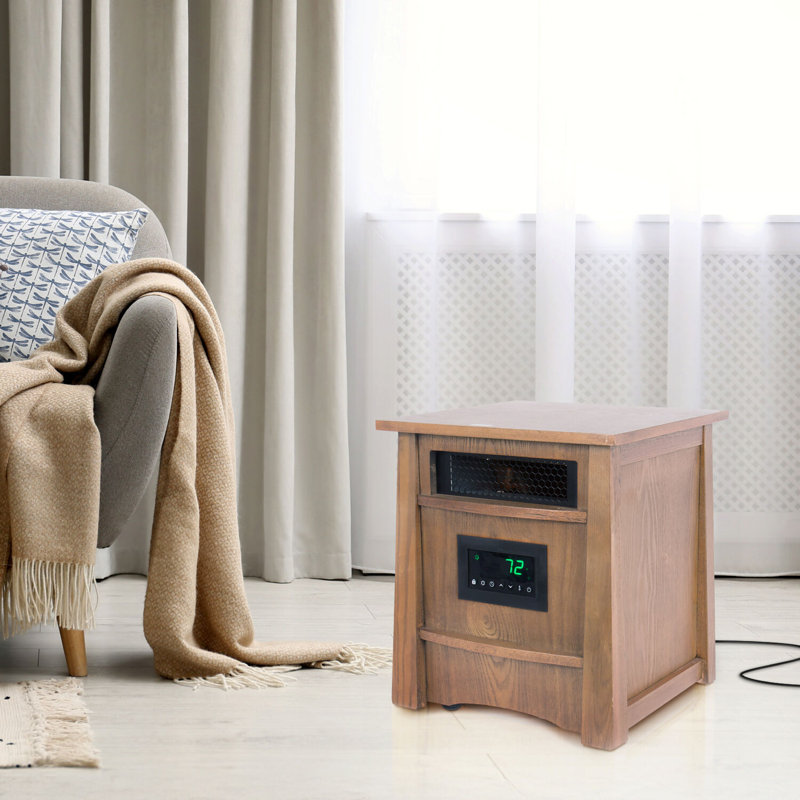 LifeSmart LifePro 8 Element 1500W Electric Infrared Quartz Indoor Space Heater