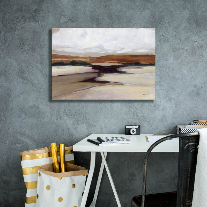 «Cranberry Flats» par Haley Knighten, art mural sur toile, H 18 po x l 26 po x P 0,75 po
