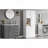 Tall Storage Cabinet with Adjustable Shelves, Large Flip-Out Basket & Enclosed Cabinets – Perfect for Bathroom, Living Room, or Office, MDF Material with Aluminum Alloy Handles-1788729396