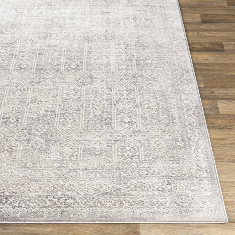 Tapis gris Gaith, Rectangle 5 pi 3 po x 7 pi 1 po